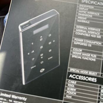 Disque dur d’installation