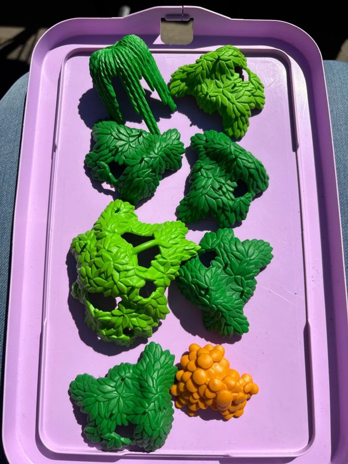 Lot verdure arbre pièces détachées zoo playmobil