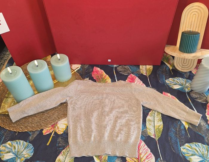 Gilet taupe/dorée 2-3 ans - photo numéro 2