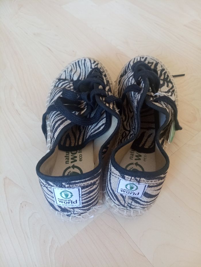 Basket espadrilles natural world taille 35 neuve - photo numéro 4