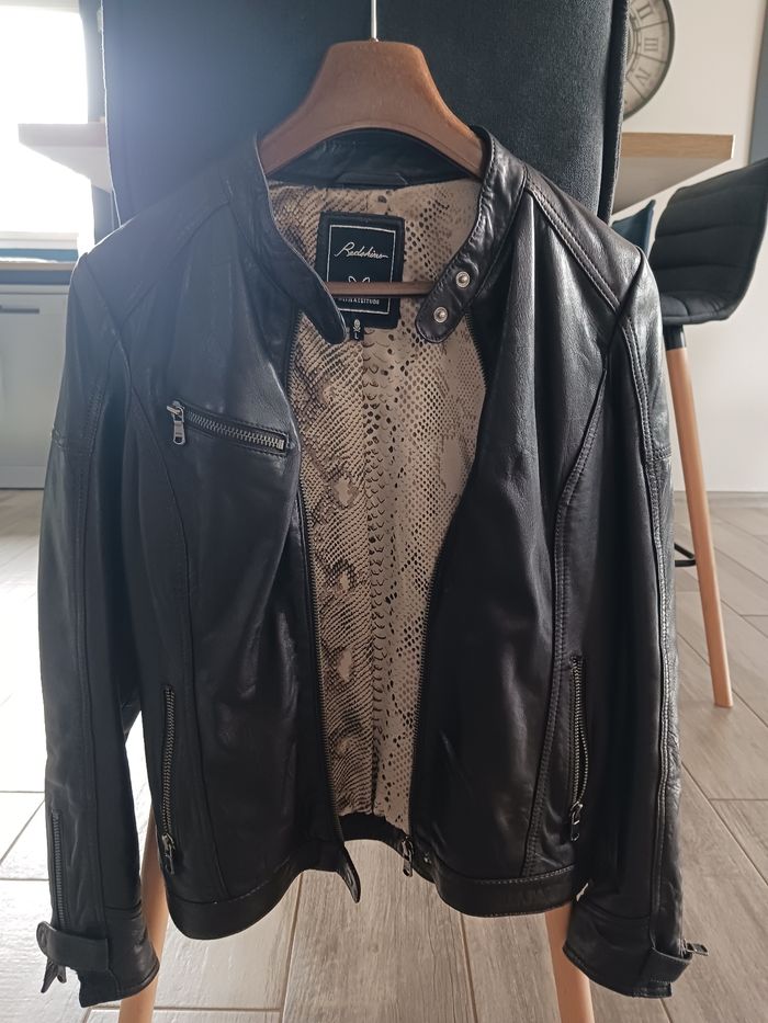 Veste femme cuir