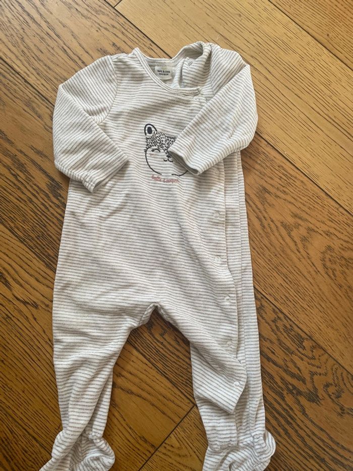 Grenouillère pailletée 18M