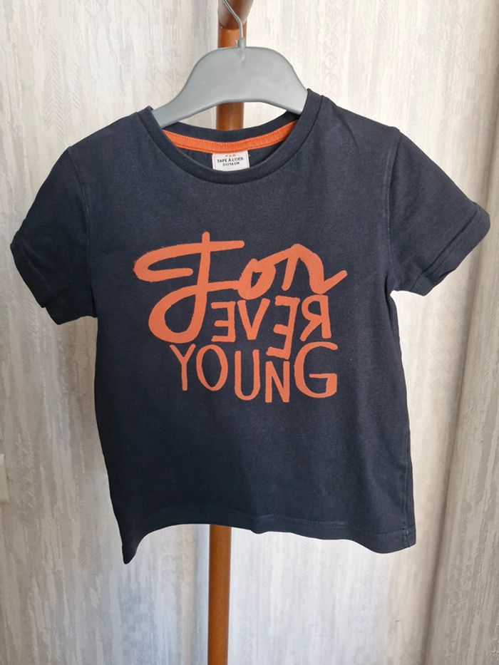 🎯 T-shirt manches courtes garçon - Tape a l'oeil - Taille 3 ans -