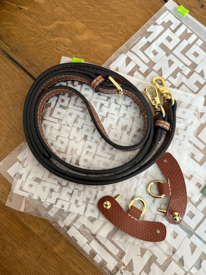 Petit Sac Longchamp Noir + Bandoulière - photo numéro 6