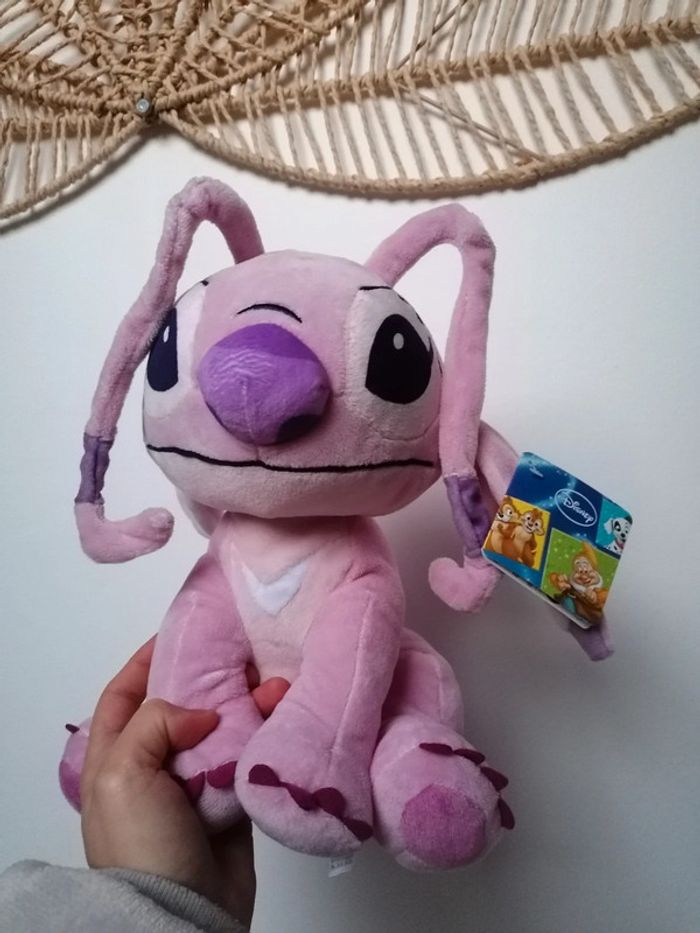 Peluche stitch rose / Angèle / neuve