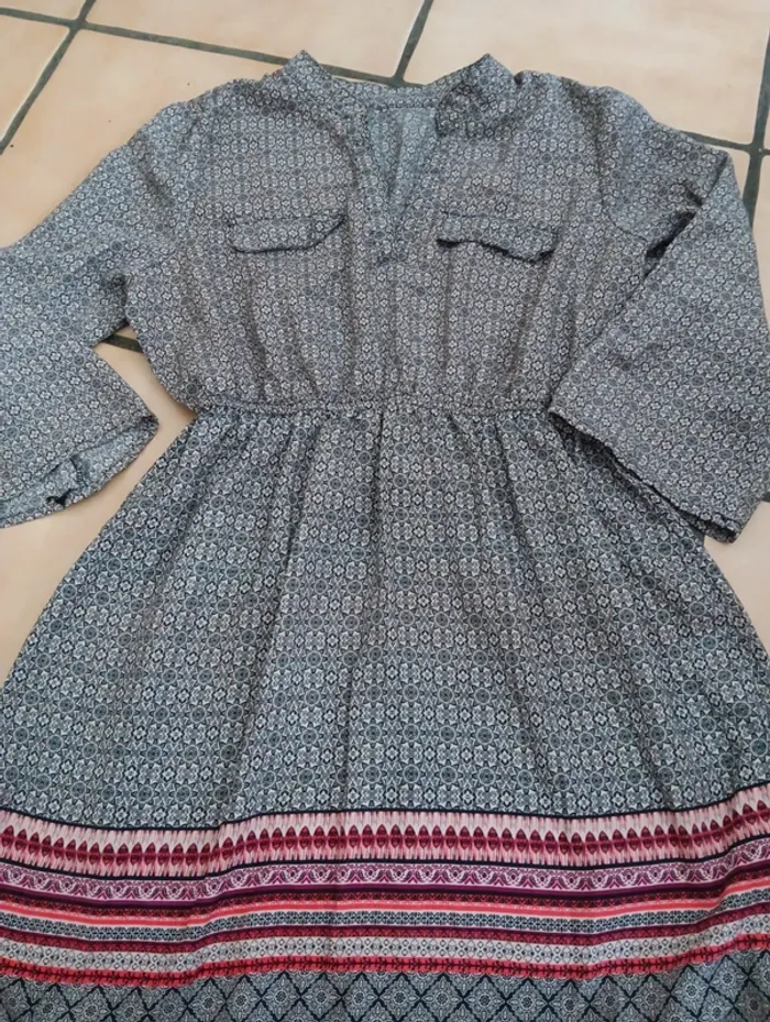 Robe manche 3/4