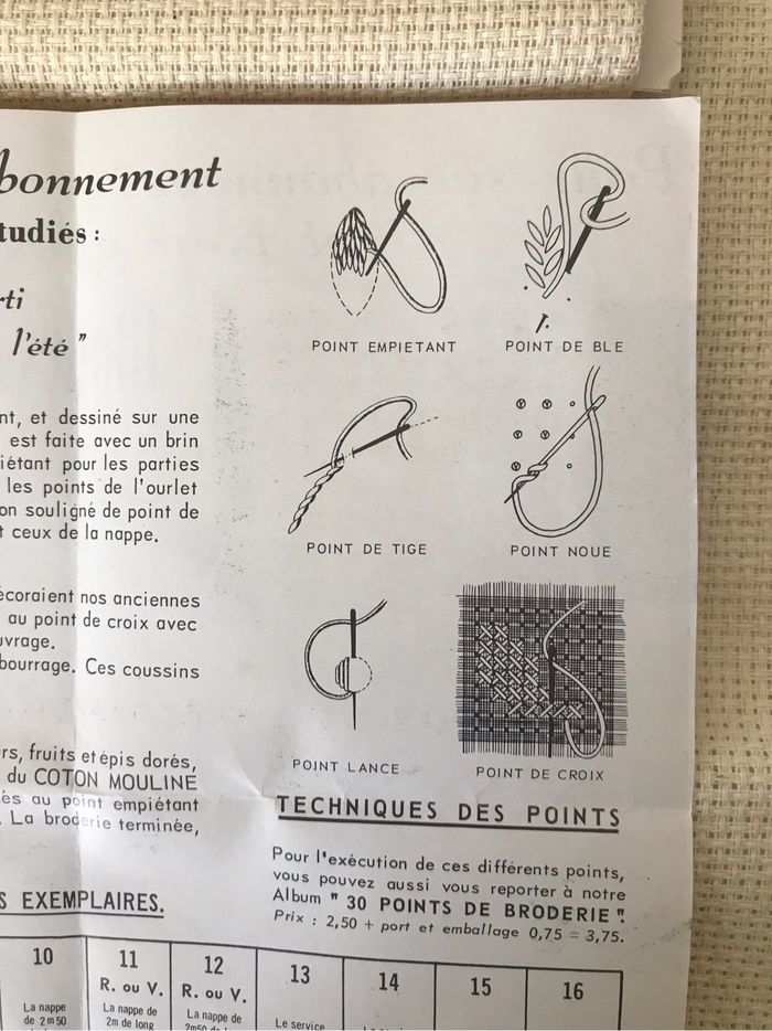 Kit broderie, pour 2 coussins - photo numéro 6