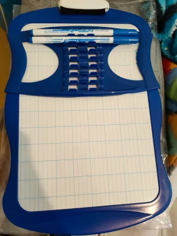 Ardoise écolier double face Bic velleda avec effacette