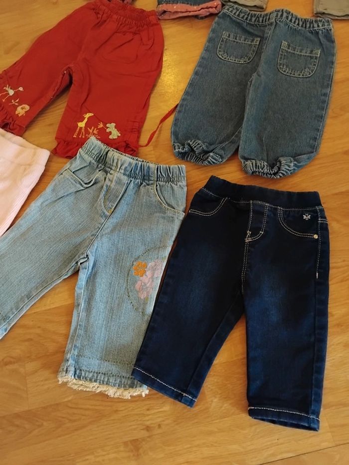 Lot pantalons fille 6mois - photo numéro 10