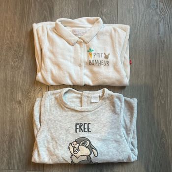 Lot de 2 pyjamas 12 mois