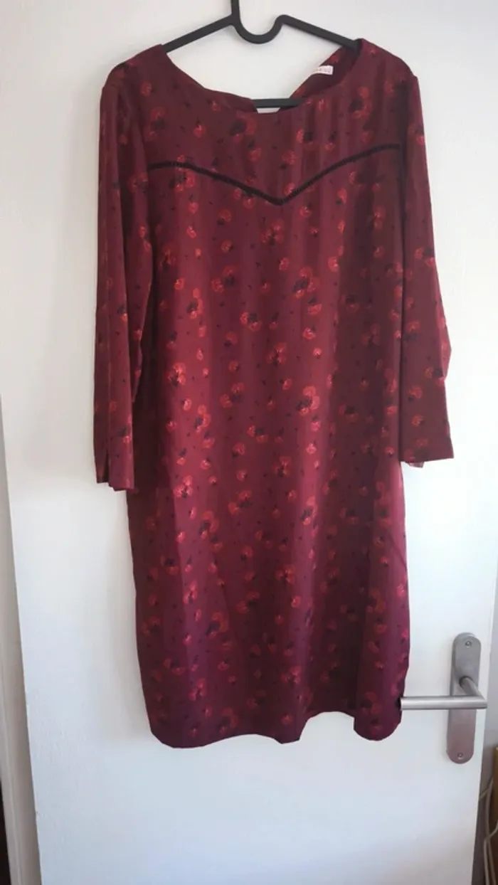 Robe imprimée camaïeu T42
