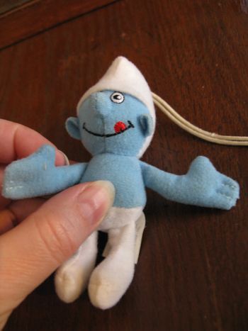schtroumpf mini peluche