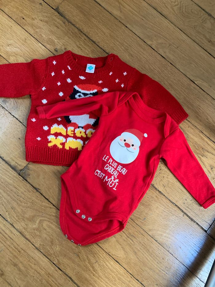 Pull et body noël 3 mois - photo numéro 2