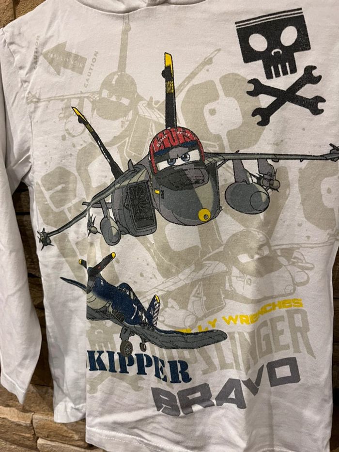 T-shirt manches longues à capuche 6 ans - photo numéro 2