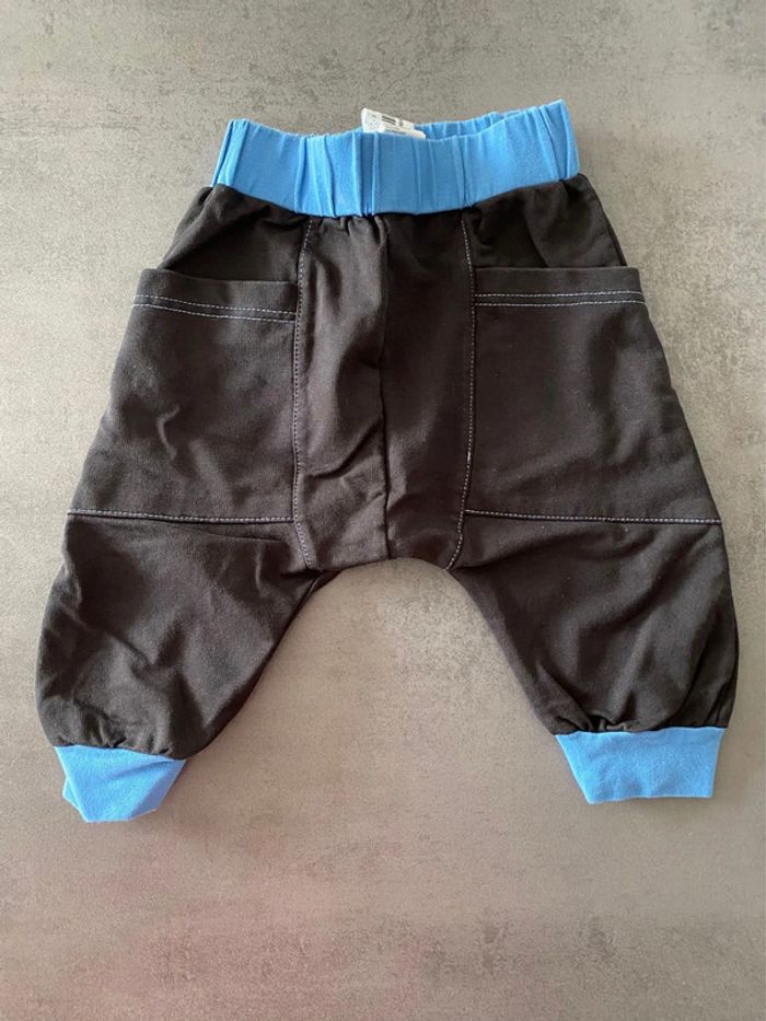 Short sarouel noir et bleu Deno Kids 3 ans