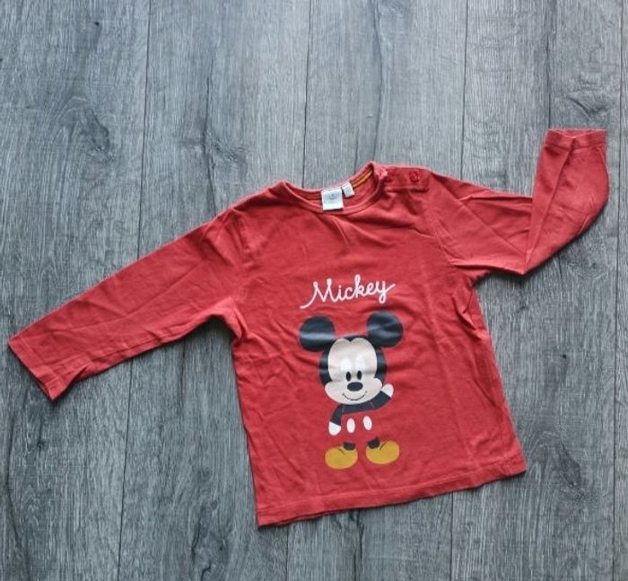 Tee shirt manches longues Mickey 2 ans Disney