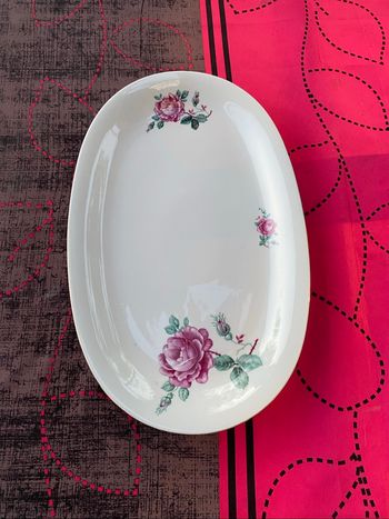 Plat porcelaine