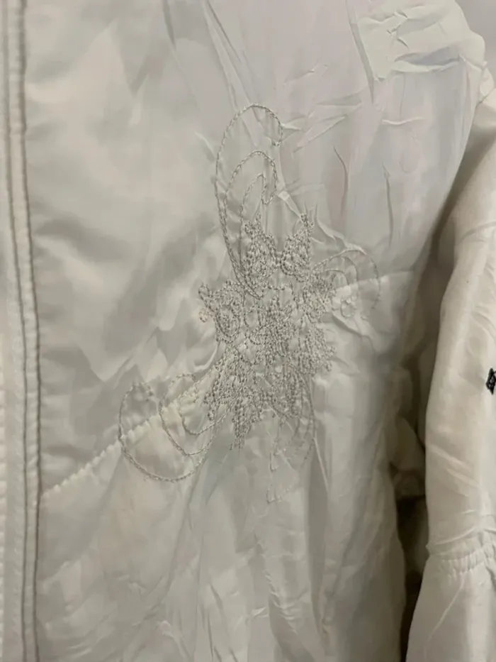 Columbia white full zip jacket coat Womens M - photo numéro 5