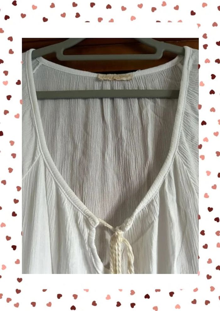Tunique /blouse blanche Terra di Siena - photo numéro 2