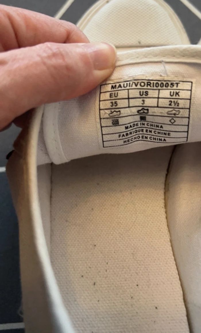 Sneakers canvas fermeture scratch taille 35 - Levi's - photo numéro 5