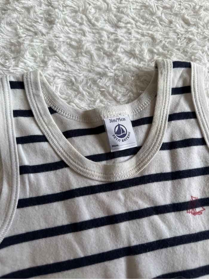 Lot de deux bodies sans manches 36 mois - photo numéro 3