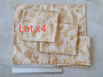 Lot x4 set de table