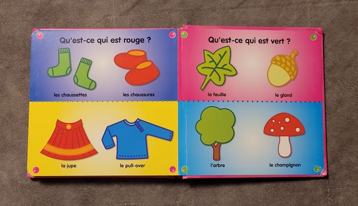 Le premier dictionnaire de bébé couleurs et formes Bout'chou - photo numéro 5