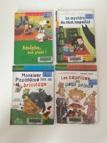 Lot de 4 livres enfants – Milan Poche / histoires jeunesse