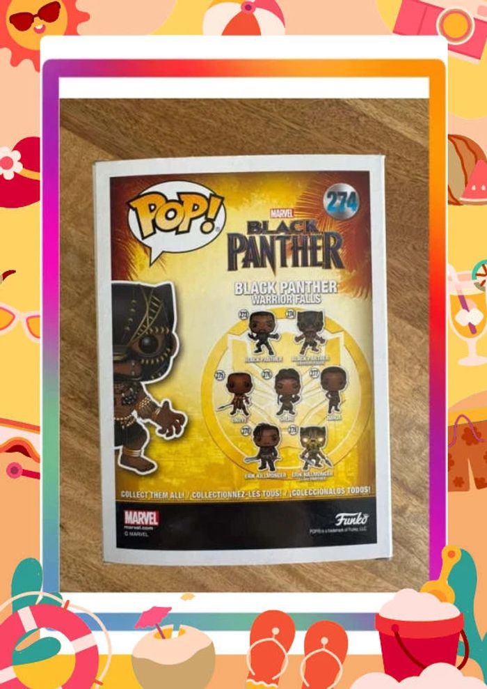 Bobble head funko pop Marvel Black panther - photo numéro 3