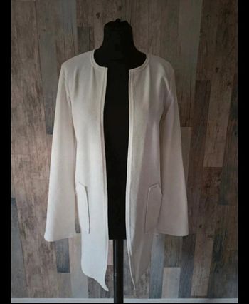 Longue veste blanche Boohoo 40