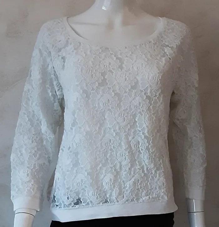 Autres pull-over & sweat-shirts Abercrombie & Fitch blanc taille M