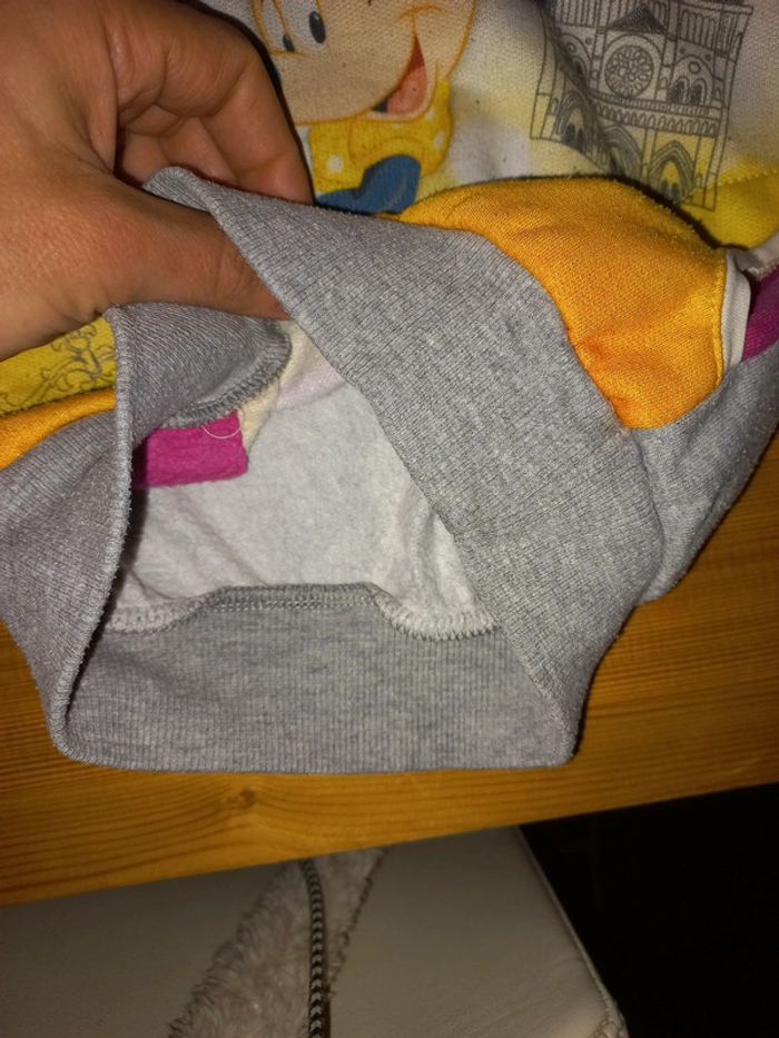 Beau sweat bébé fille Minnie a Paris coloré taille unique 12 a 24 mois - photo numéro 3