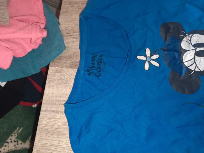 Tee-shirt manche courte Mickey Minnie Disney - photo numéro 2