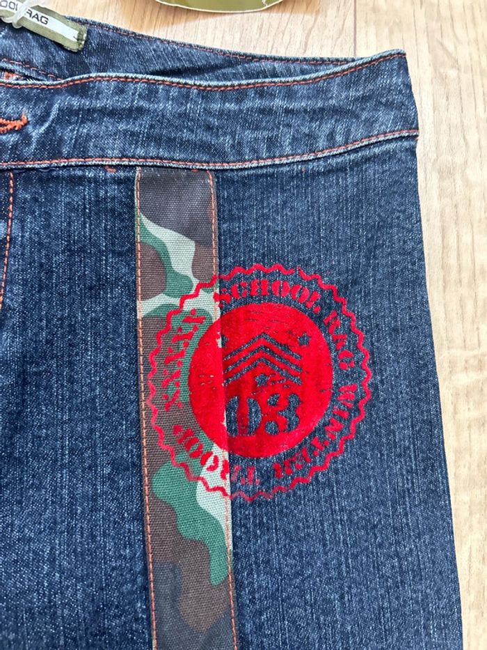 Jean School Rag camo military coupe flare W28 - photo numéro 3