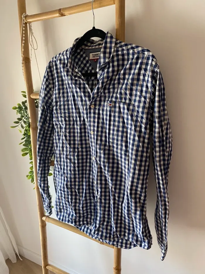 Chemise à carreaux marine - photo numéro 2