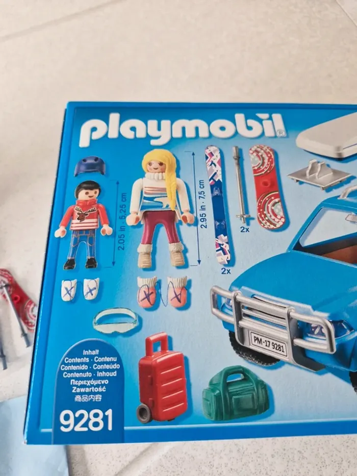 voiture 4x4 des neiges playmobil - photo numéro 2