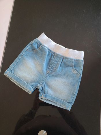 Short en jeans
