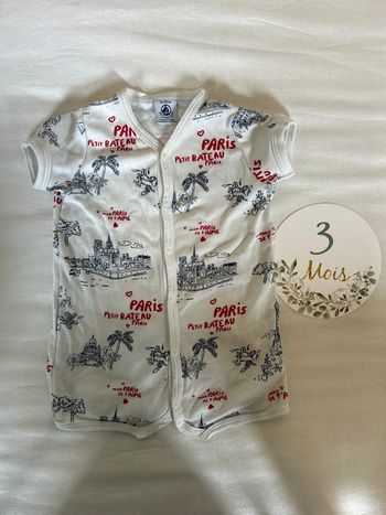 Barboteuse petit bateau 3 mois