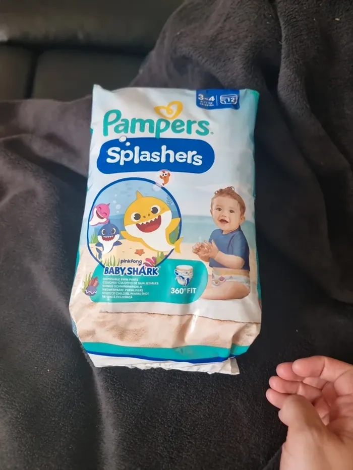 Couche de bain pampers splashers taille 3-4 - photo numéro 4