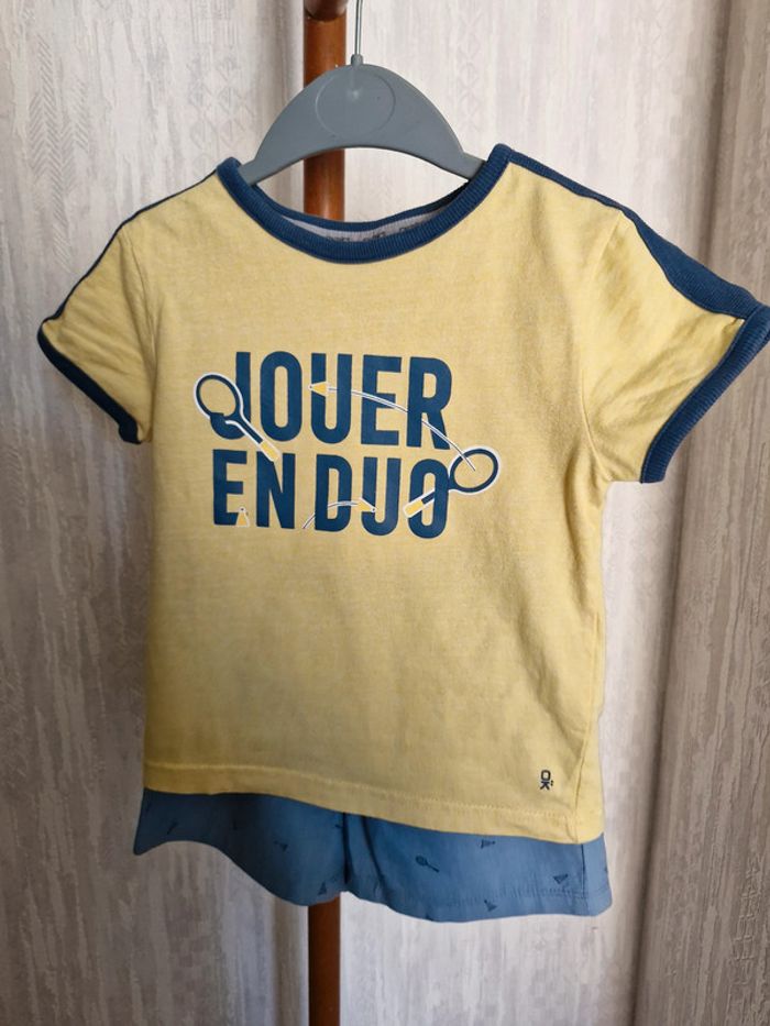 🎯 Ensemble pyjama garçon - Okaïdi - Taille 3 ans - Coton - photo numéro 2