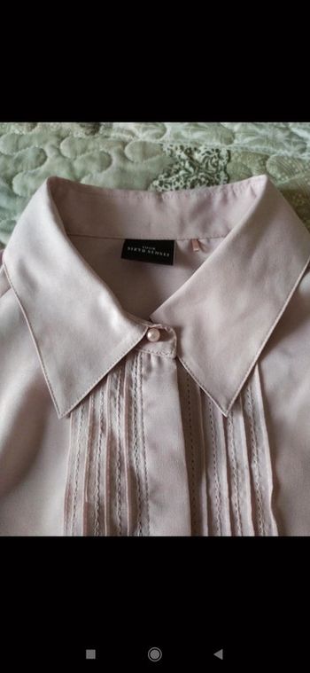 Chemisier rose léger manches longues