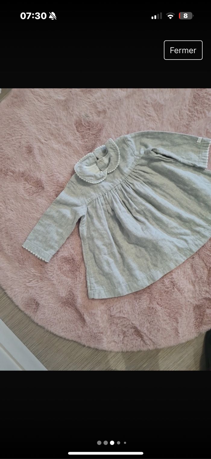 Très jolie robe petit bateau 12 mois - photo numéro 3