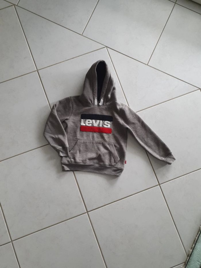 Sweat à capuche garçon Levis 10 ans v7