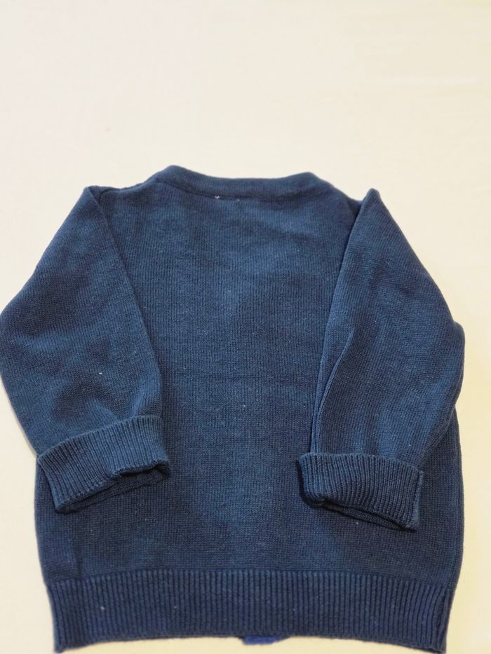 Gilet bleu 6 mois - photo numéro 3