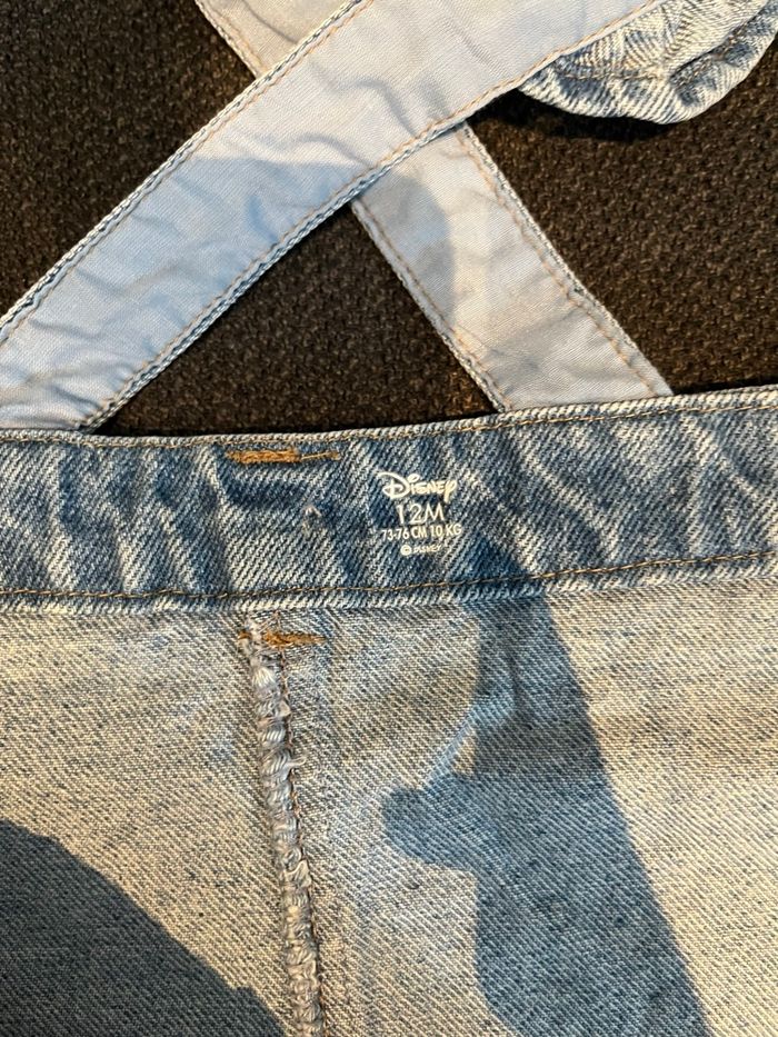 Robe en jean mini 12 mois - photo numéro 2