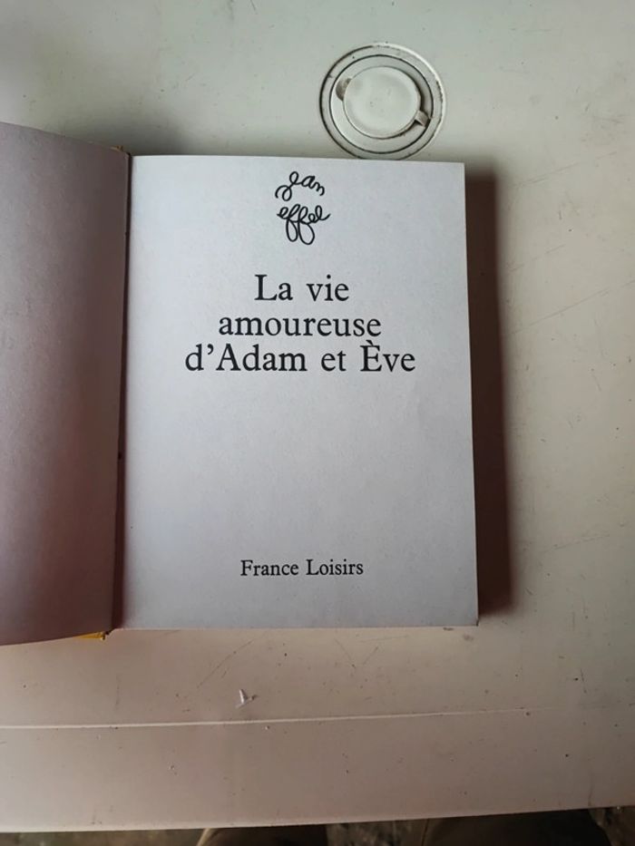 Livre  la vie amoureuse d'Adam et Ève - photo numéro 2