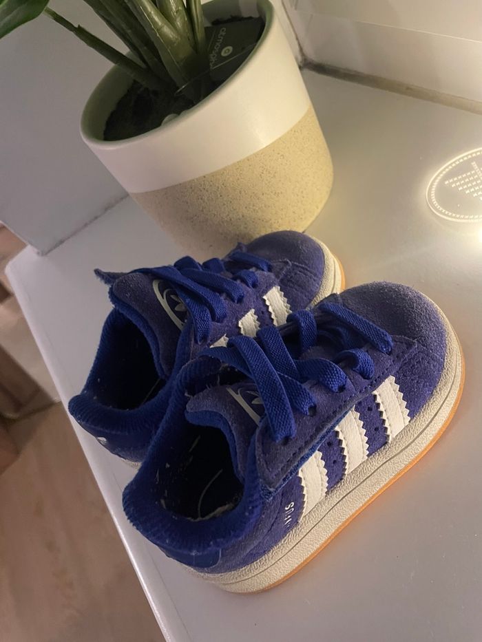 ADIDAS CAMPUS BLEU ENFANT MIXTE - photo numéro 5