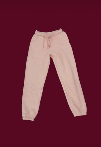Pantalon de jogging rose poudré chaud molletonné C&A taille 10 ans