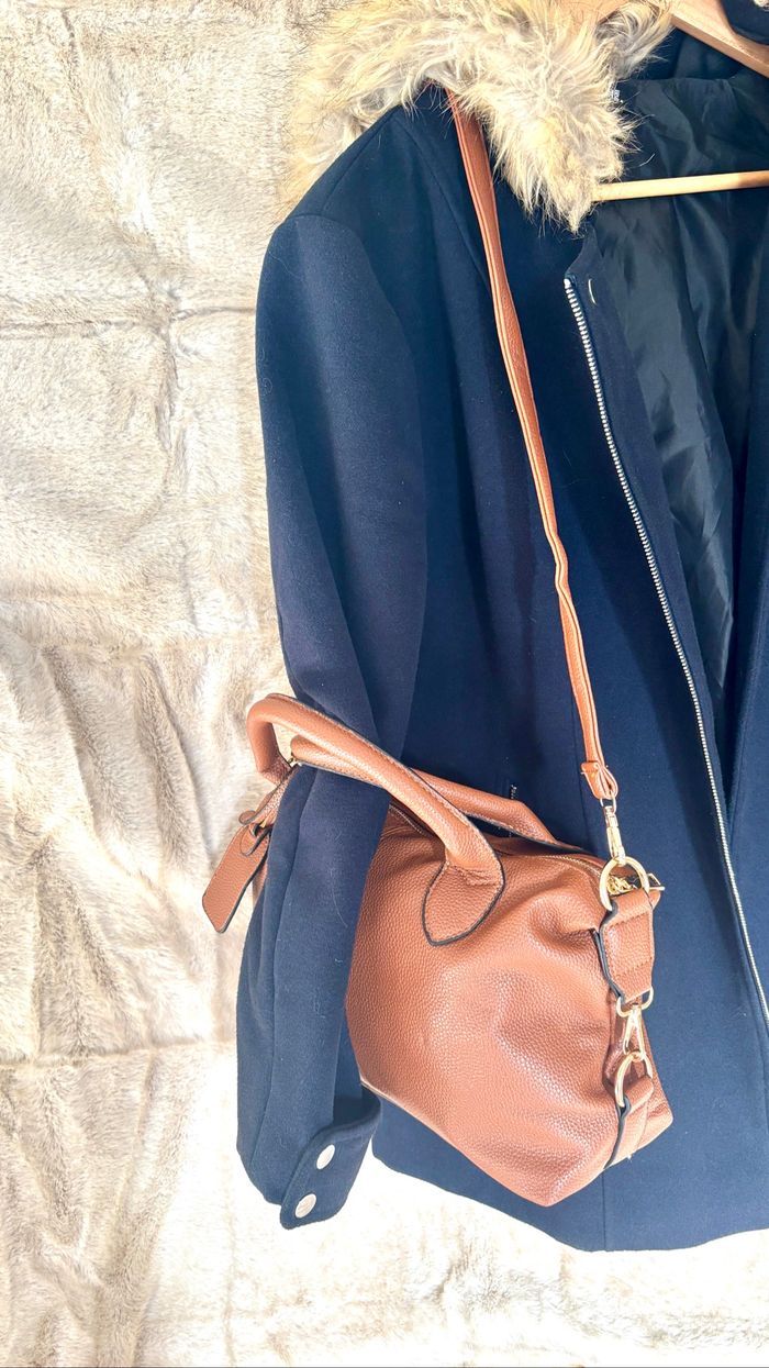 Sac à main marron Paris neuf – chic & pratique grand format élégant tendance - photo numéro 5