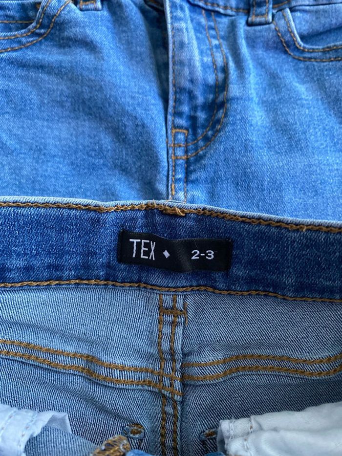 Lot de 2 jeans tex 2-3 ans - photo numéro 3